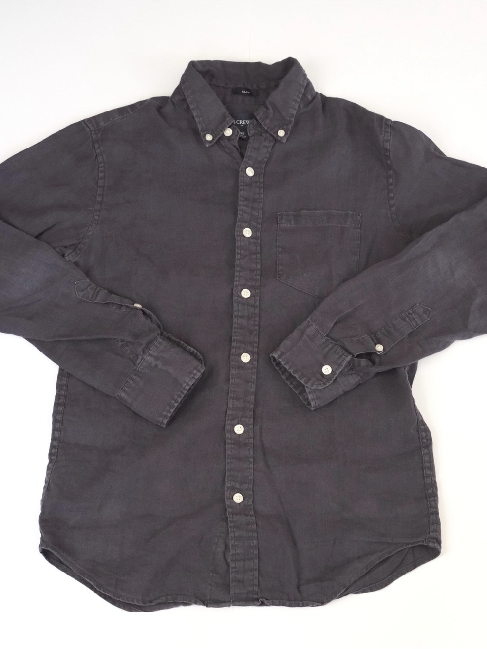JCrew Navy Slim Fit Linen Shirt - Size XS Extra Small
